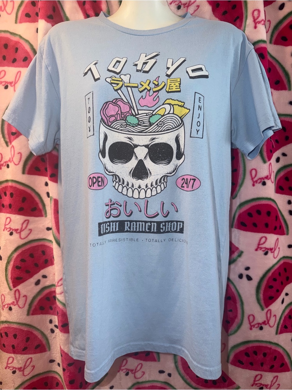 🩵 Graphic Tokyo Ramen Skull Tee